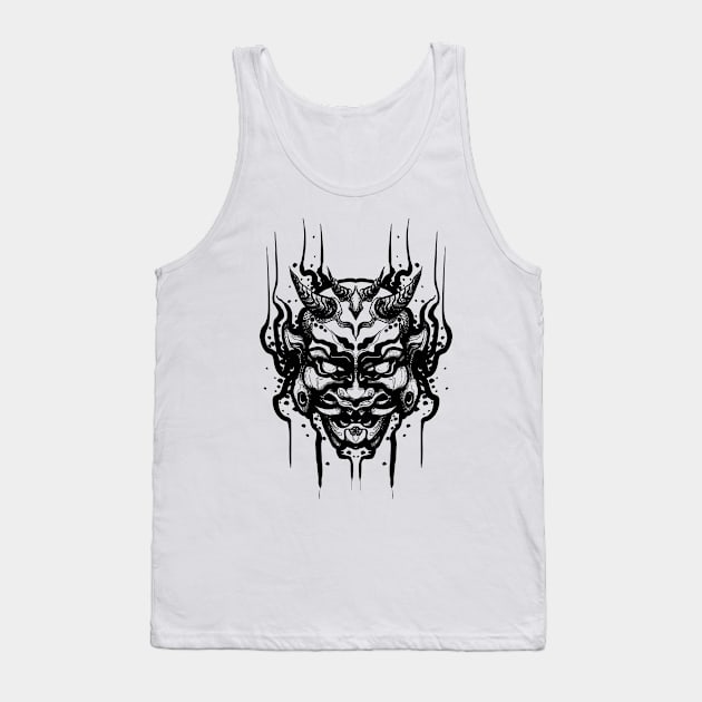 Dark oni - hanya mask Tank Top by konealfares